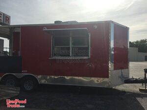 2014- 30' Concession Trailer with Porch & Cadillac Smoker