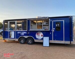 2020 Spartan 8' x 24' Commercial Mobile Kitchen Food Trailer with Porch