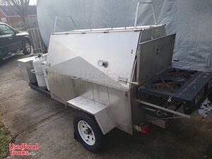 2015 5' x 12' Holstein Open Barbecue Smoker Tailgating Trailer/Mobile BBQ Trailer