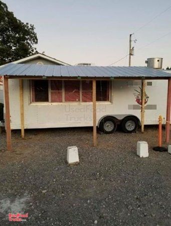 Kitchen Food Concession Trailer / Mobile Food Unit Working Condition