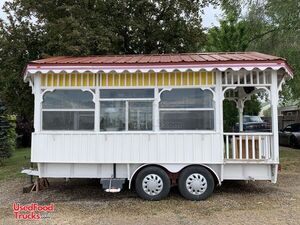 2005 - 7.5' x 18' Victorian Style Kitchen Food Concession Trailer with Porch