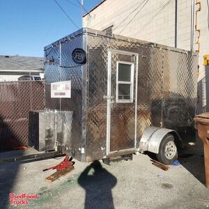 2016 - 6' x 9.8' All Stainless Steel Kitchen Food Concession Trailer