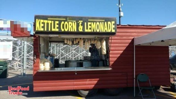 Enclosed Log Cabin Style 30' Kettle Corn Concession Trailer / Mobile Food Unit on Kansas