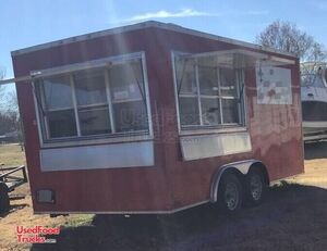 2017 - 8' x 16' Used Mobile Kitchen Food Concession Trailer