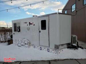 Brand New 2021 7' x 16' Commercial Mobile Kitchen Food Concession Trailer