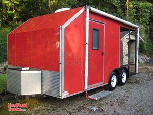 Commercial BBQ Concession Trailer