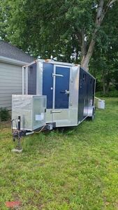 2013 7' x 22' Freedom 2000 Series Concession Trailer with Porch