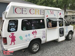 Cute & Clean - 2009 Ford E-350 Mobile Ice Cream Shop - Ice Cream Truck