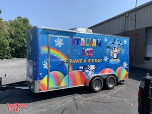 2020 - 7' x 16' Ice Cream Concession Trailer | Mobile Dessert Unit