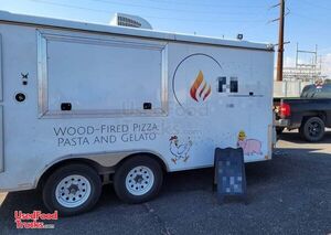 2016 - 8' x 16' Wood Fired Pizza Concession Trailer | Mobile Pizza Unit