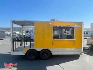 2015 Freedom 8.5' x 16' Basic Concession Vending Trailer with Porch