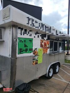 Permitted Mobile Kitchen Concession Trailer / Used Street Food Vending Unit