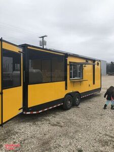 2019 8.5' x 26' Commercial BBQ Kitchen Concession Trailer with 8' Screened Porch