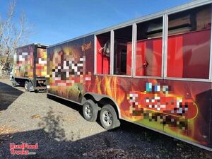 Turnkey Corn Roasting Concession Business with 24' Trailer and GMC W3500 Truck