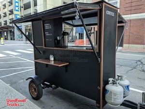 Used 2018 2' x 7' Custom-Built Coffee Concession Trailer in Perfect Shape