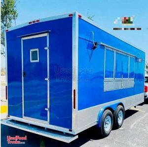 Brand New 2021 8' x 16' Food Concession Trailer / NEW Mobile Kitchen Unit