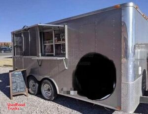 2016 Freedom 16' Barbecue Kitchen Concession Trailer with 6' Screened-In Porch
