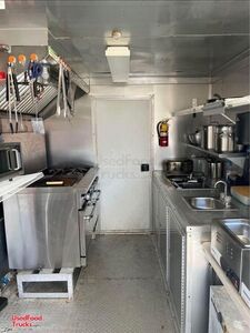 8.5' x 26' Lark Kitchen Food Concession Trailer with Porch and Pro-Fire Suppression