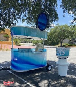 2014 Compact 5' x 8' Shaved Ice / Snowball Vending Trailer with Flavor Station
