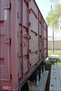 2008 20' Mobile Shipping Container Food Concession Trailer