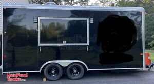 Like New 2023 - 8.5' x 18' Fully Equipped Kitchen Food Concession Trailer
