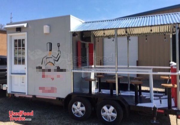 2018 - 8.5' x 18' Food Concession Trailer with Porch