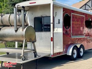 2010 - 8.5' x 22' Barbecue Concession Trailer with 6' Porch / Used BBQ Rig