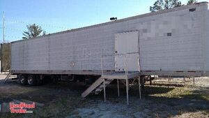 8'6" x 53' Wabash Professional High Capacity Mobile Kitchen Concession Trailer
