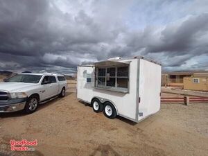 Licensed & Permitted - 8.5' x 16' Cargo Craft Shaved Ice Concession Trailer