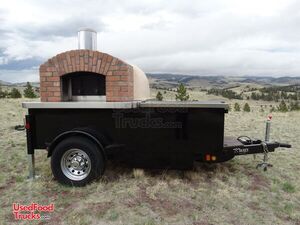 2015 - 6.5' x 12.4' Wood Fired Brick Pizza Oven Trailer