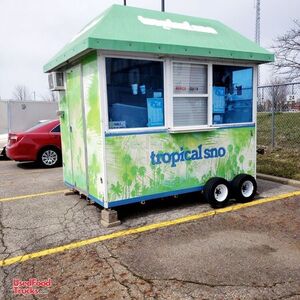 Used 2012 Tropical Sno Shaved Ice Trailer / Mobile Sno Cone Stand