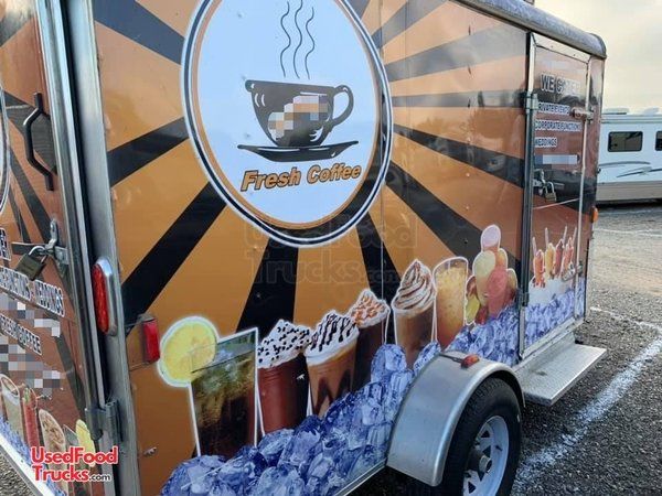 2012 - 6' x 15' Coffee Concession Trailer with Commercial-Grade Equipment