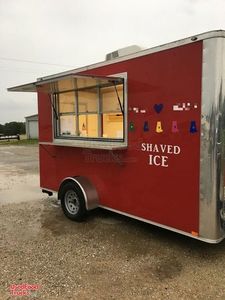 6' x 12' 2018 Spartan Shaved Ice Concession Trailer
