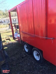8' x 20' Food Concession Trailer with Porch Used Mobile Kitchen