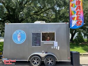 2014 Covered Wagon 7' x 14' Shaved Ice Trailer w/ Lightly Used 2021 Interior