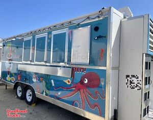 NICE 2021 8' x 20' Kitchen Food Concession Trailer with Pro-Fire Suppression