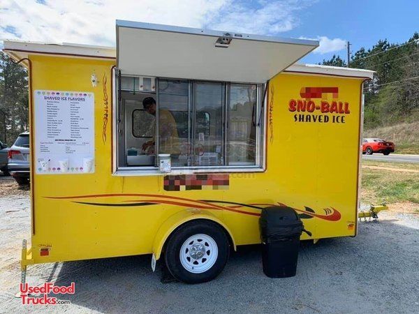 2017 6' x 12' Sno-Pro Shaved Ice Concession Trailer / Used Snowball Stand
