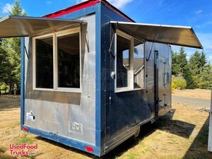 2012 - 7.5' x 17' Used Mobile Kitchen / Food Concession Trailer