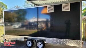 16' Kitchen Food Trailer | Food Concession Trailer with Fire Suppression System