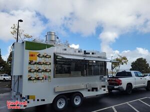 Like New 2021 Mobile Kitchen Food Concession Trailer with Pro-Fire