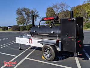 2019 6' x 14' Open Barbecue Tailgating Smoker Trailer/Mobile BBQ Unit