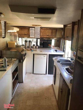 32' Camper to Concession Trailer Conversion with Bathroom in