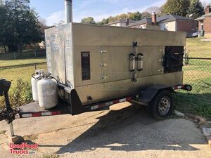 Southern Pride Towable Commercial Smoker on Trailer / Roasting Oven Trailer