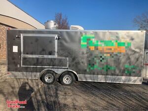 Custom-Built 2018 8.5' x 20' Street Food Kitchen Concession Trailer with Pro-Fire