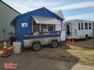 Used Mobile Food Concession Trailer with 1996 Ford E350 Van