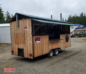 Lightly Used 2020 Custom-Built 8' x 17' Barbecue Food Trailer