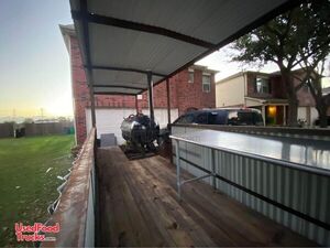 Custom-Built Barbecue Smoker Concession Trailer/ Open Mobile BBQ Unit