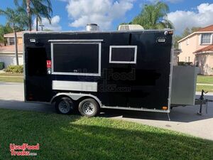 Loaded 2019 United 8' x 16' Commercial Kitchen Food Concession Trailer