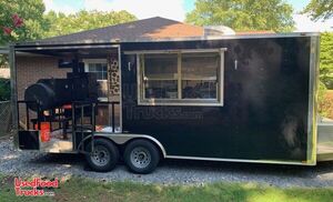 2017 - 8.5' x 20' BBQ Concession Trailer with Porch / Barbecue Rig