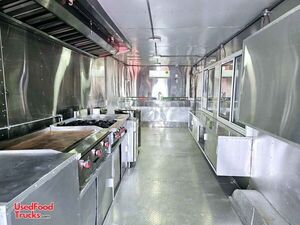 Like-New - 2022 34' Kitchen Food Concession Trailer with Pro-Fire Suppression